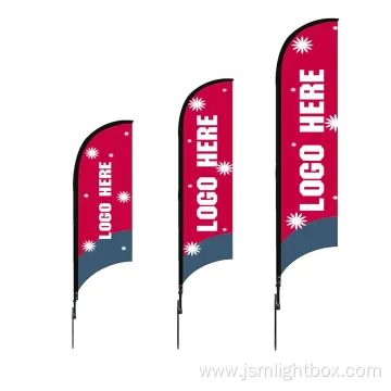 Polyester Printing with Pole Teardrop Feather Flag